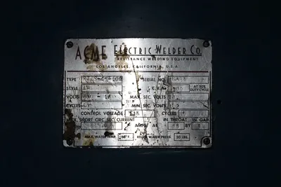 Acme 100kva Spot Welder