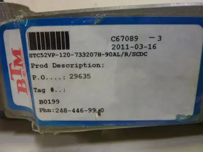 USED BTM CORP STC52VP-120-733207H-90AL/R/SCDC