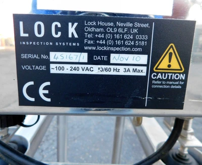 USED LOCK INSPECTION SYSTEMS MET 30