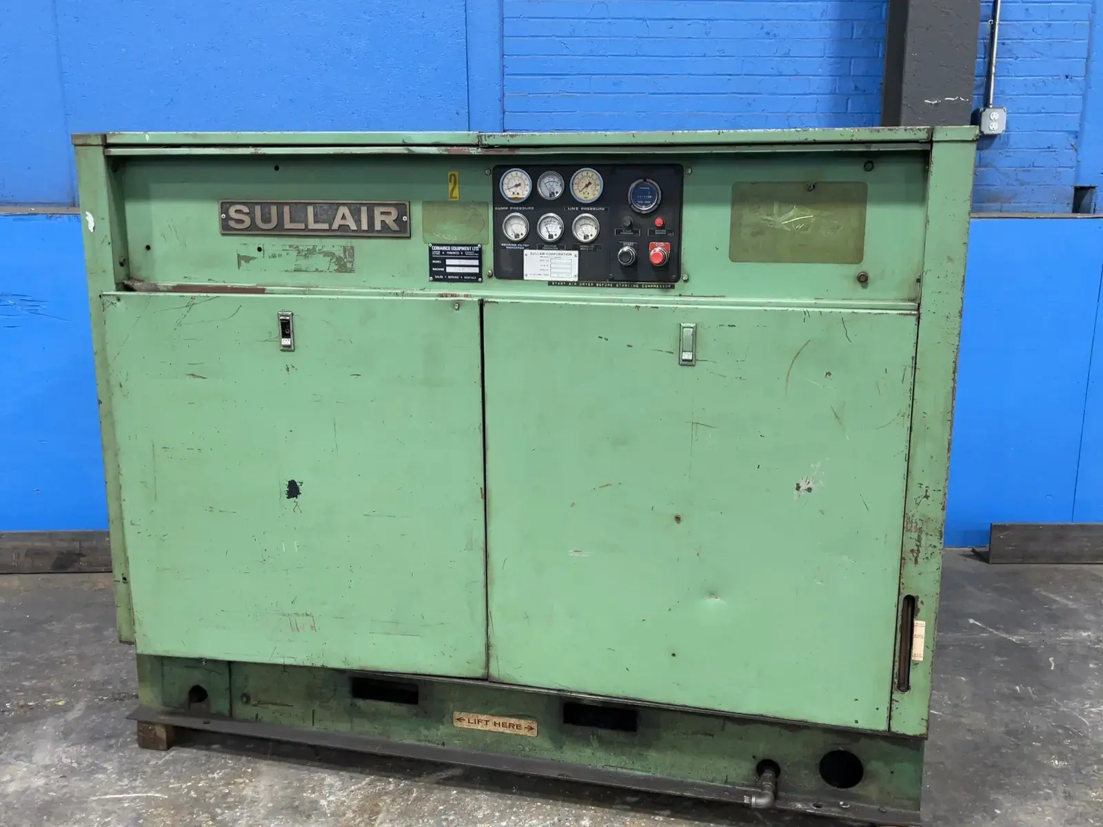 Used SULLAIR 12B50H Rotary Screw & Sliding Vane Air Compressors Ohio US | HGR 24 #1056365