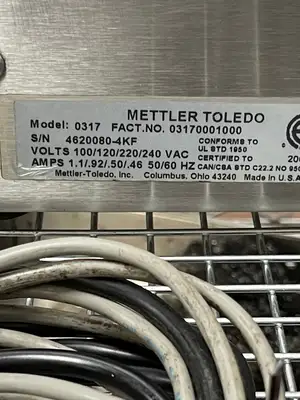 Used Toledo Used Toledo 317 Food Grade Thermal Label Printer for Price Labels 120V Label Printers Illinois US | Falcon Restaurant Supply #1376036