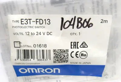 NEW OMRON E3T-FD13 PHOTOELECTRIC SWITCH E3TFD13