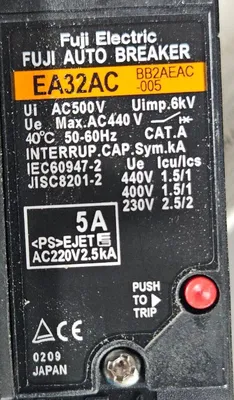 FAB EA32AC BB2AEAC-005 1 5AAC440V Auto Breaker. Loc4C-22