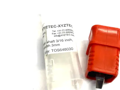 NEW XYZTEC SHEAR TOOL, SHAFT 3/16", WIDTH 3MM