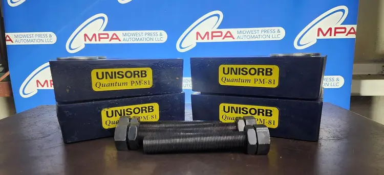 Used UNISORB PM-81-M24-N75 Isolation Pads Michigan US | Midwest Press and Automation #618447