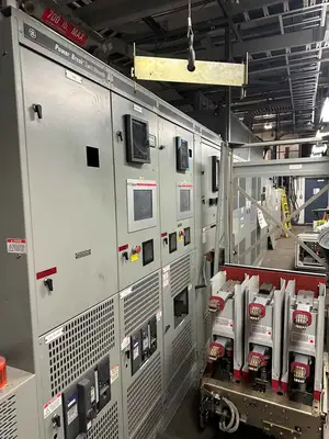 MCC Section w/ 31 x Buckets & 6 x VFD's