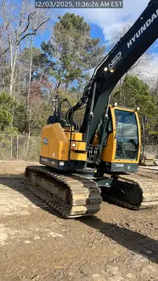 Used 2024 HYUNDAI HX145A LCR Crawler Excavators South Carolina US | National Equipment Dealers #1422296