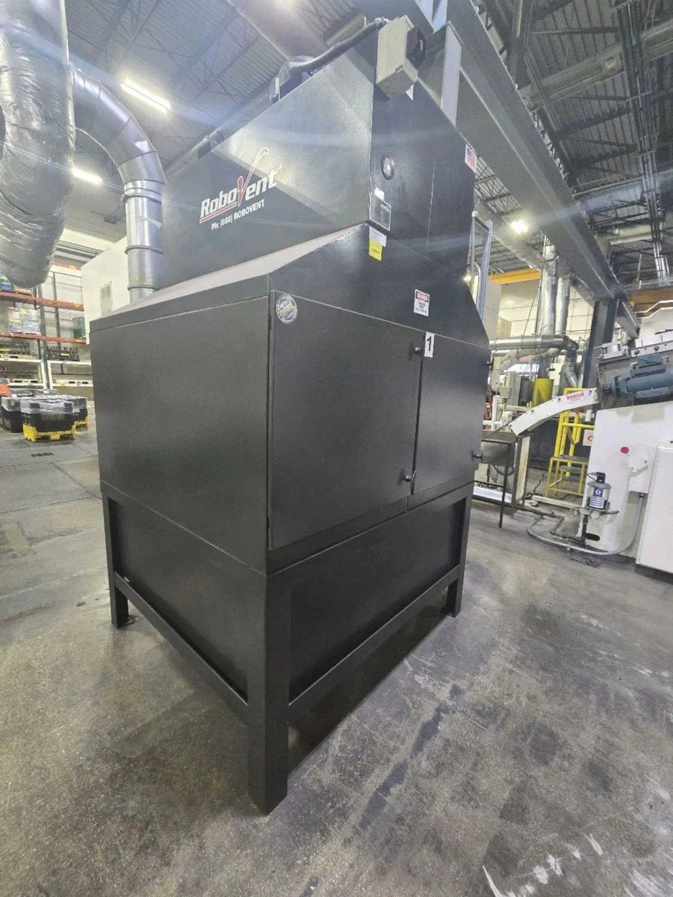 6,000 CFM x 10 HP ROBOVENT MODEL #CFX-6000-W VENTILATION DUST COLLECTOR / MIST COLLECTOR: STOCK #23439