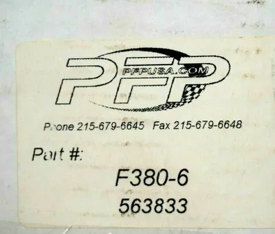 NEW PFP F380-6 AIR FILTER 563833 F3806