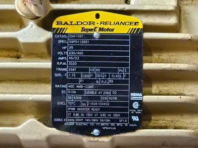 Used BALDOR EM4106T A.C. Motors British Columbia CA | Lenmark #1439919