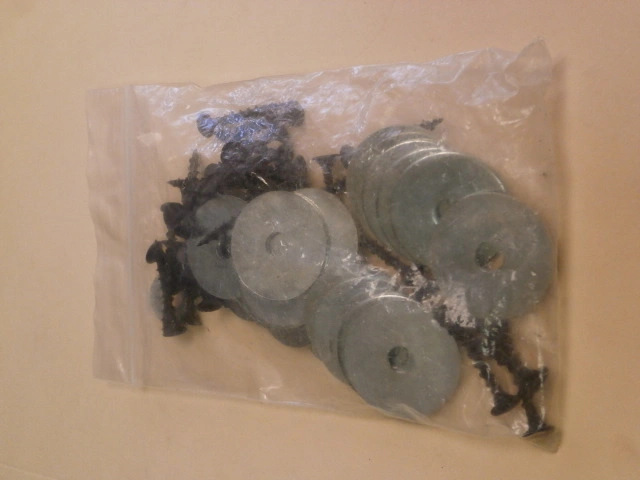 New Misc Screws & Washers (34 screws, 20 washers)