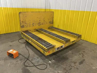 4,000 LB CAPACITY PRESTO ECOA MODEL HTT-C4-90-L-64060 ELECTRO-HYDRAULIC ELEVATING UPENDER: STOCK #19941