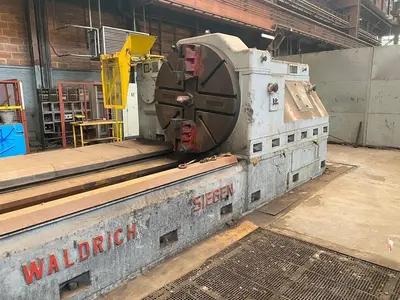 USED WALDRICH SIEGEN WWDK 80 - ROLL LATHE Ø 1900 X 7500 MM