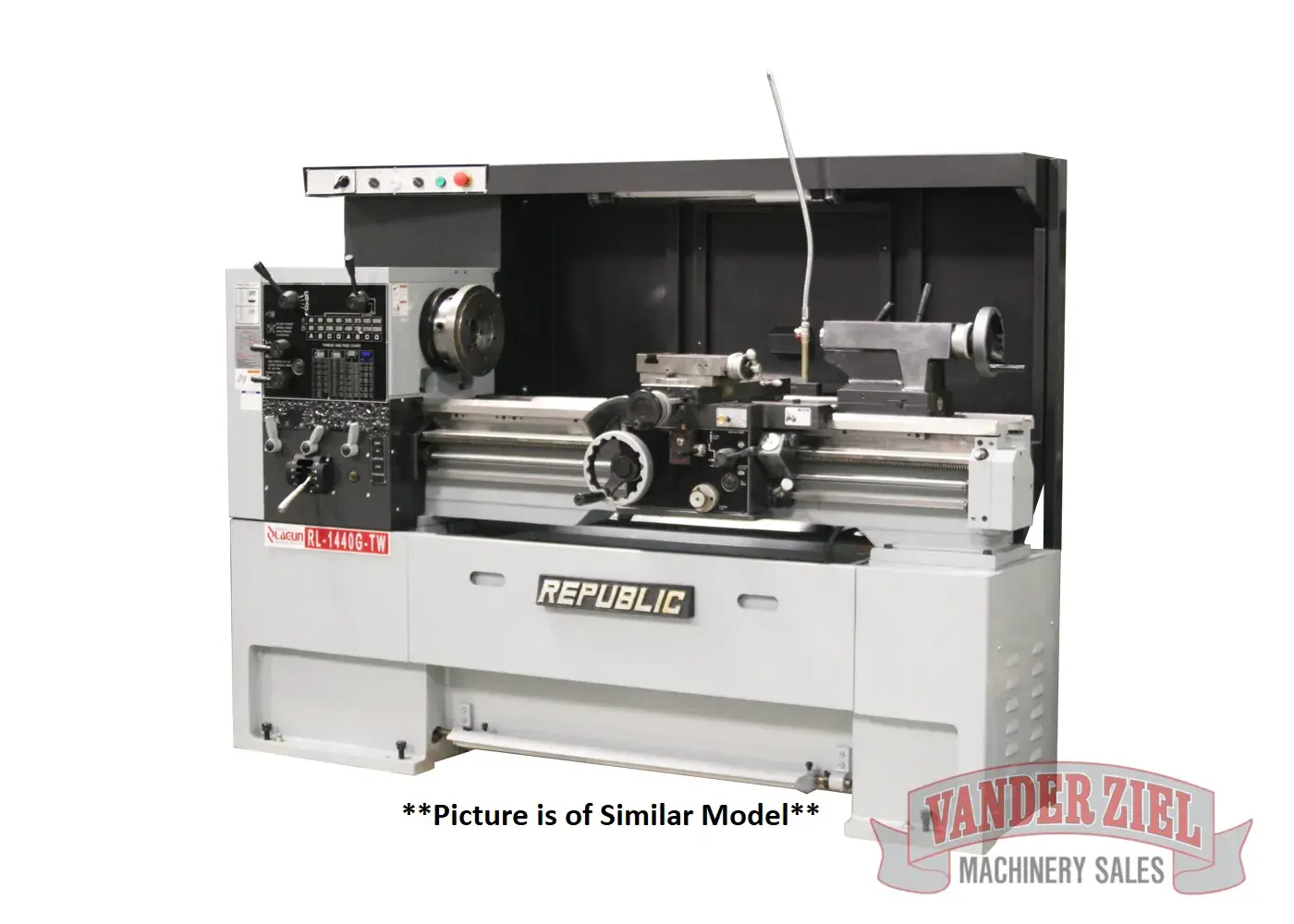 New | in-Stock LAGUN RL-16 Engine Lathes Michigan US | Vander Ziel Machinery Sales #482344