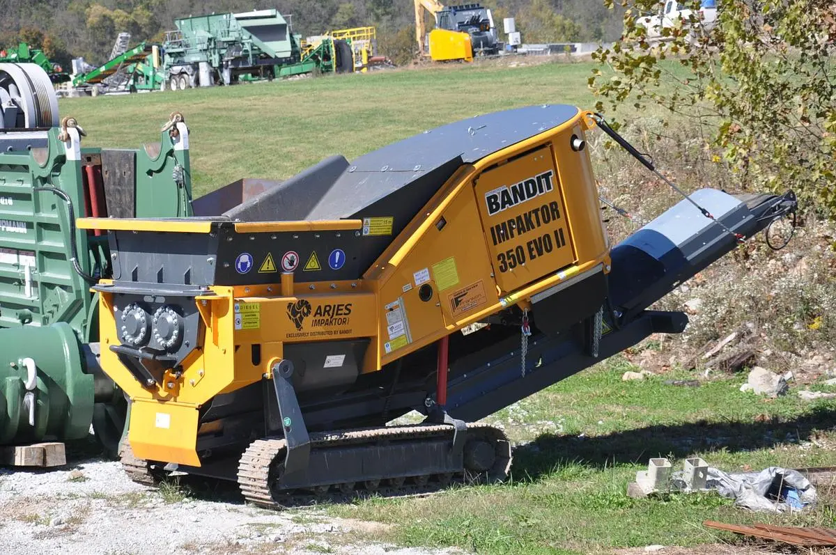 Used BANDIT IMPAKTOR 350 EVO II Dual Rotor or Single Rotor Shredders Indiana US | Franklin Rock & Recycle LLC #1516468