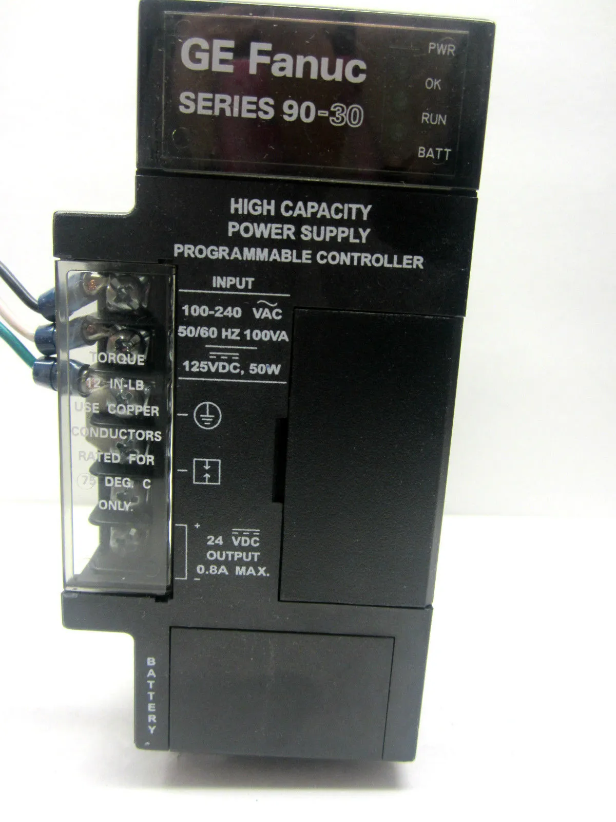 Ge Fanuc IC693PWR330H Power Supply