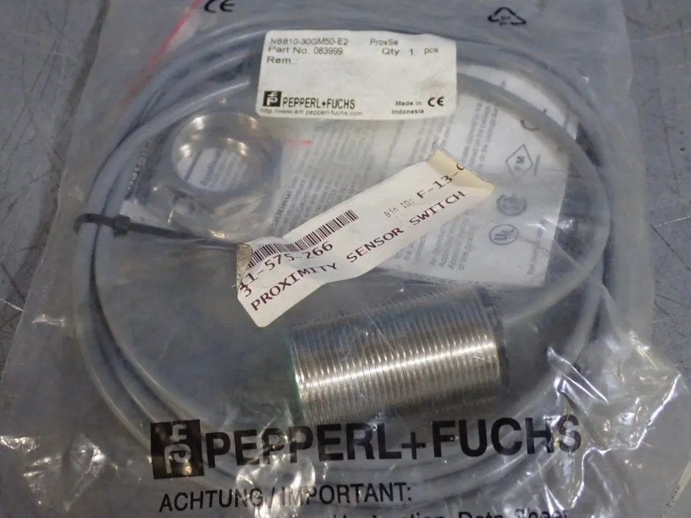 New | in-Stock PEPPERL+FUCHS NBB1030GM50E2 Proximity Sensors Ohio US | HGR 24 #776799