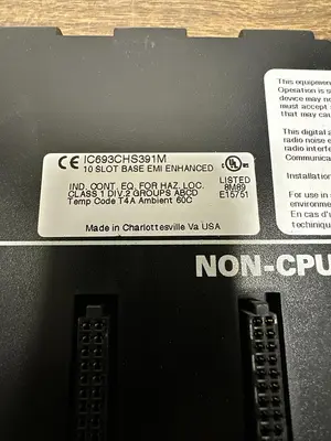 USED GE FANUC IC693CHS391M