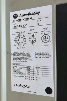 USED Allen-Bradley 281D-F12Z-10B-CR-3FR