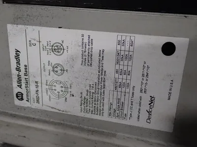 Used ALLENBRADLEY 280DF12Z10CGRW3PI AC Drive Control Module Ohio US | HGR 24 #885608