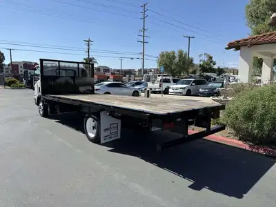 Used 2021 ISUZU NQR Flatbed Trucks California US | Commerce Truck Equipment Sales #1548707