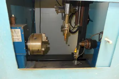 12" ITW WELDING AUTOMATION LATHE, WITH MILLER WELD CONTROLLER & MILLER XMT 304 SERIES ARC WELDER: YOBRO #24402