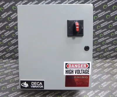 DECA Products Inc. MC-4691 Vibrator Control Box 460VAC 60Hz 3Ph 1.6A 1/3 HP Used