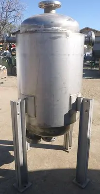 Tank, 75 Gallon, 304 S/st, Jkt, 125 PSI, Charcoal Filter, #S744384