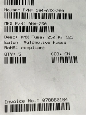 NEW EATON ELECTRONICS AMX-250