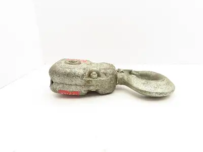 Coffing 4 Ton Chain Hoist Lower Hook Block Assembly Double Reeved