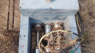 USED PERONI HIGH PRESSURE WATER BLASTING PUMP
