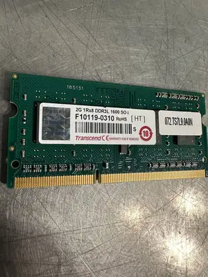 Transcend Memory 2G 1Rx8 DDR3L 1600 SO I F10119-0310 RoHS (7.2.1)