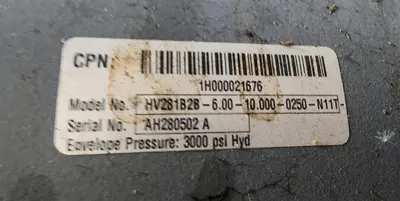 NEW MILLER HV281B2B-6.00-10.000-0250-N11T
