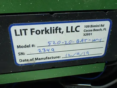 Used LIT FORKLIFT 52020BATW1 Forklift Attachments Ohio US | HGR 24 #1149603