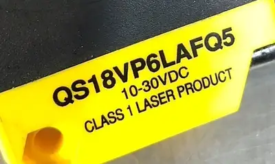 Banner QS18VP6LAFQ5 10-30VDC Photoelectric Laser Sensor Loc5D1