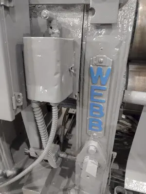 10' X 1/4" WEBB MODEL #6L INITIAL PINCH 3 ROLL PLATE ROLL: STOCK #18988