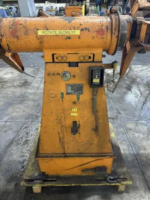 2500 LBS X 12" COOPER WEYMOUTH DOUBLE END PULL-OFF COIL REEL UNCOILER: STOCK #22619