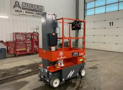 New | in-Stock 2026 SKYJACK SJ20E ELECTRIC VERTICAL MAST LIFT Scissor Lifters Alberta CA | Adcock Equipment #1417633