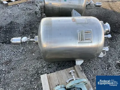 USED Alloy Fabricators 100 Gal Alloy Fab Tank, 316L S/S, 15#