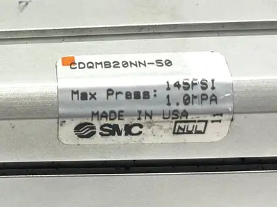 Used SMC COMPACT GUIDE ROD CYLINDER Pneumatic Cylinders | Maverick Industrial Sales #1106728