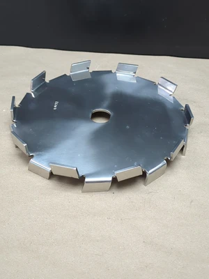 Stainless Steel Saw Tooth Type Mixing Dispersion Blade 8" Diameter