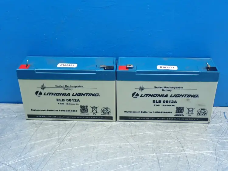 Used LITHONIA LIGHTNING ELB0612A Batteries Ohio US | HGR 24 #983153
