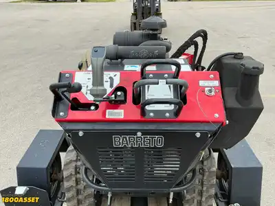 USED BARRETO 37-SG STUMP GRINDER WITH TRAILER