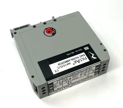 USED TELEMATIC FILTAR POWER LINE FILTER/SUPPRESSOR 10A SINGLE-PHASE DIN RAIL