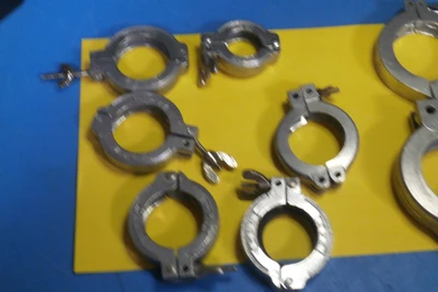 USED Nor-Cal Products Lot of 8 Nor-Cal Products & HPS Clamps Used
