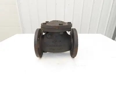 Fairbanks 3 125-S 200-WOG Swing Check Valve Cast Iron 3" Flanged