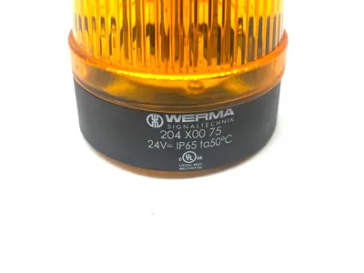 USED WERMA PERMANENT LED BEACON AMBER 24V