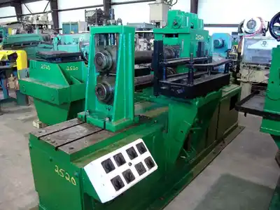 22″ x 4″ x 10,000 Lb. TACKE OLALDE Slitting Line