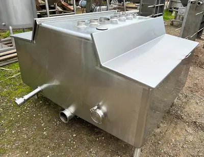 Tank, 225 Gallon, Stainless Steel, Rectangular Balance Tank #S744989