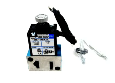 NEW MAC VALVES 183B-114BAAA SOLENOID VALVE 183B114BAAA